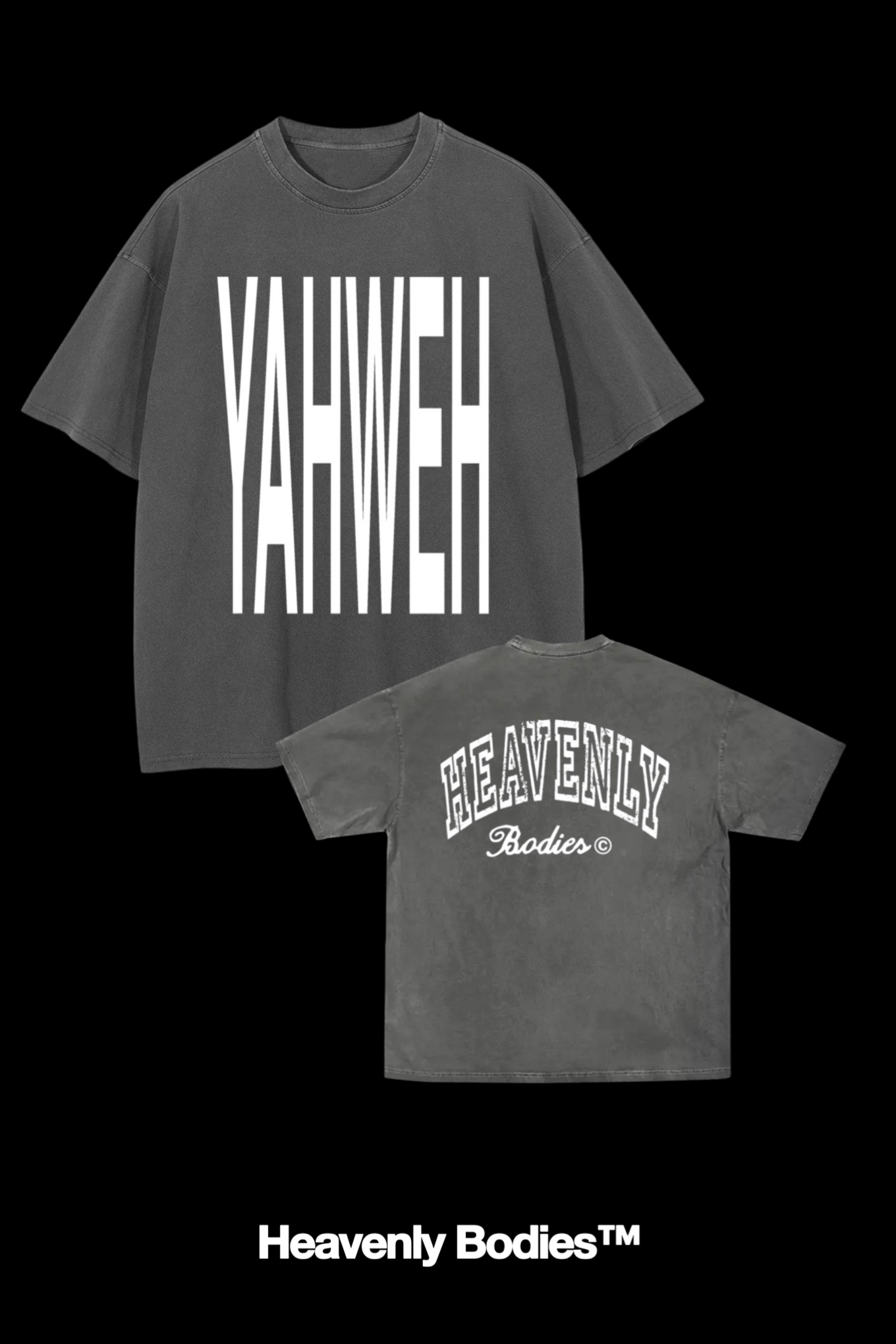 Vintage Grey "Yahweh" T-Shirt