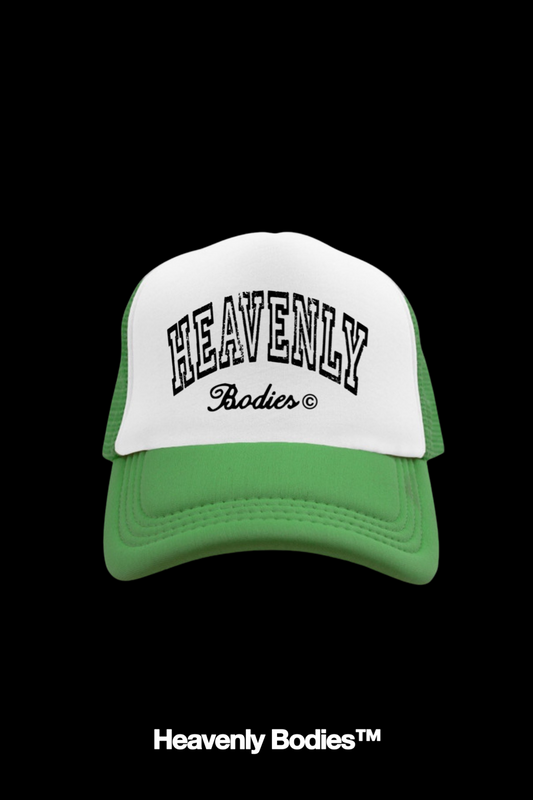 Green "Heavenly Bodies" Trucker Hat